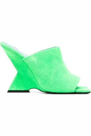 The Attico Heeled Mules, female, , Size: 8 US Cheope 105mm Square-Toe Mules
