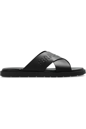 Salvatore Ferragamo Sliders, male, , Size: 7 US Caio Res Sandals