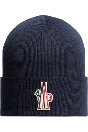 Moncler Beanies, male, , Size: ONE SIZE Wool Beanie
