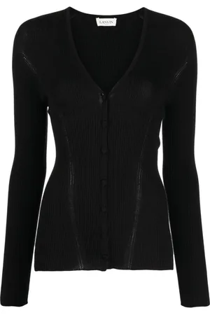 Lanvin Cardigans, female, , Size: L Engineered Cardigan