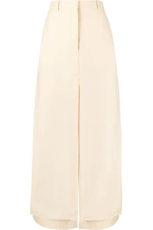 Lanvin Wide Trousers, female, , Size: M A-line Slit Maxi Trousers