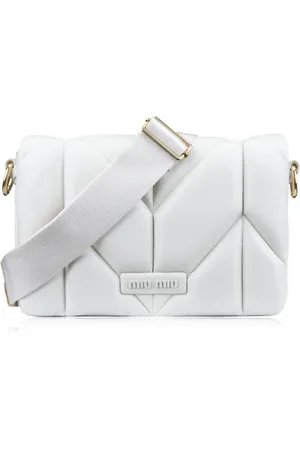 Miu Miu Cross Body Bags, female, , Size: ONE SIZE Quilted Leather Shoulder Bag