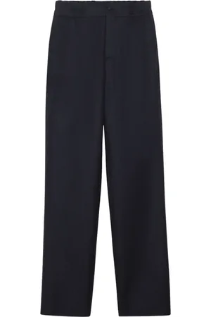 Lanvin Suit Trousers, male, , Size: L Elasticated Waist Straight Leg Trousers