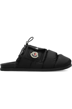 Moncler Mules, female, , Size: 5 US Mon Pocket Padded Leather Mules