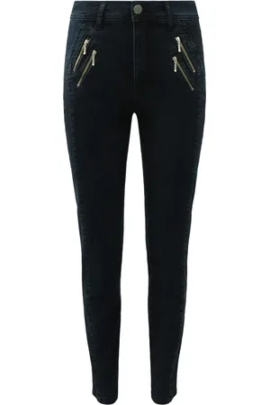 2-Biz Skinny Jeans, female, , Size: S Celona Bukser Dark Denim Pants