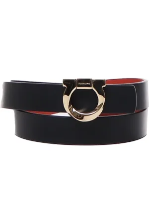 Salvatore Ferragamo Belts, female, , Size: 90 CM Calf Leather Belt