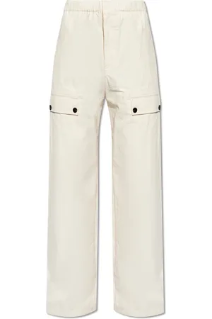 Salvatore Ferragamo Straight Trousers, male, , Size: M Elastic Waist Cargo Trousers