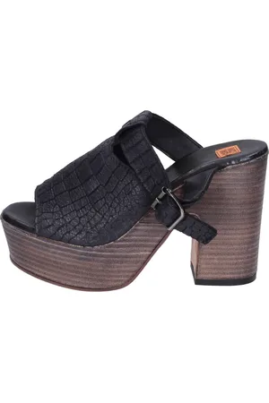 Moma Heeled Mules, female, , Size: 7 US Leather Heeled Mules