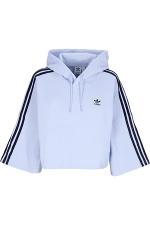 adidas Hoodies, female, , Size: M Cropped Hoodie Lightweight Sweatshirt