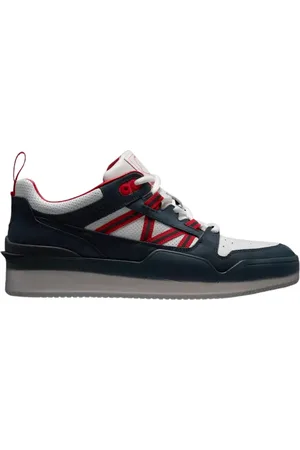 Moncler Sneakers, male, , Size: 11 US Low Top Blue Red Sneakers
