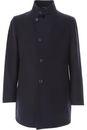 TAGLIATORE Single-Breasted Coats, male, , Size: XL Single-Breasted Coat