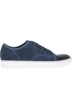 Lanvin Sneakers, male, , Size: 11 US Dbb1 Suede and Patent Leather Sneakers