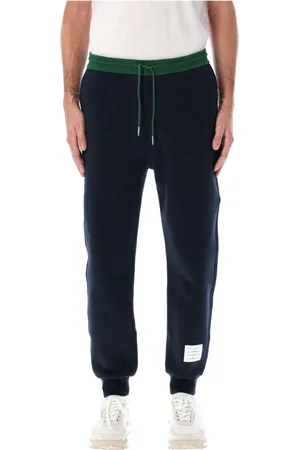 Thom Browne Sweatpants, male, , Size: L Color Blocked Sweatpants
