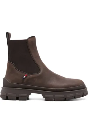 Moncler Chelsea Boots, male, , Size: 12 1/2 US Leather Chelsea Boots