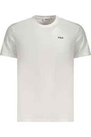 Fila T-Shirts, male, , Size: S Bold Print Crew Neck T-Shirt