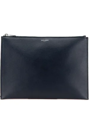 Saint Laurent Pre-owned Clutches, female, , Size: ONE SIZE Pre-owned Leather clutches