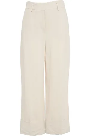 Gender Wide Trousers, female, , Size: M Chic Linen Trousers Ss25