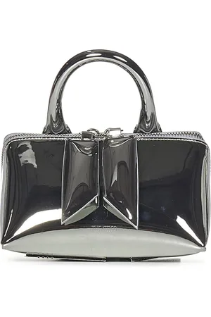 The Attico Handbags, female, , Size: ONE SIZE Silver Handbag with Double Zip Closure