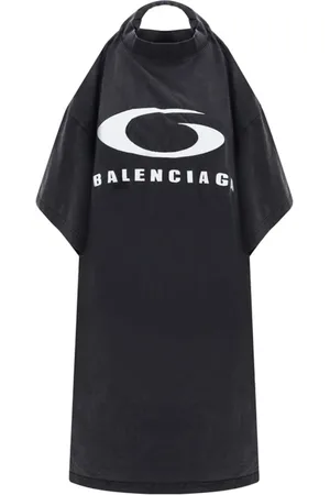 Balenciaga Short Dresses, female, , Size: M Dress with Icon Print