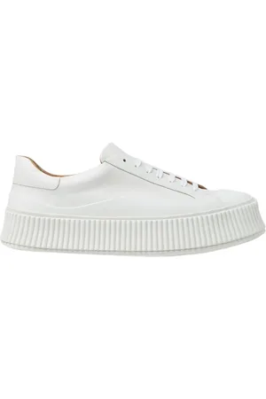 Jil Sander Sneakers, male, , Size: 12 US Minimalist Leather Sneakers