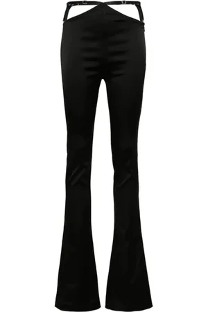 The Attico Wide Trousers, female, , Size: S Cut-out Flared Trousers