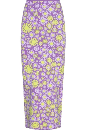 Sportmax Midi Skirts, female, , Size: S Patterned Midi Skirt