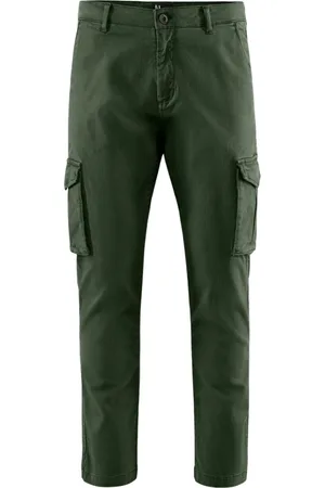 Bomboogie Slim-fit Trousers, male, , Size: W32 Stretch Cotton Gabardine Cargo Pants