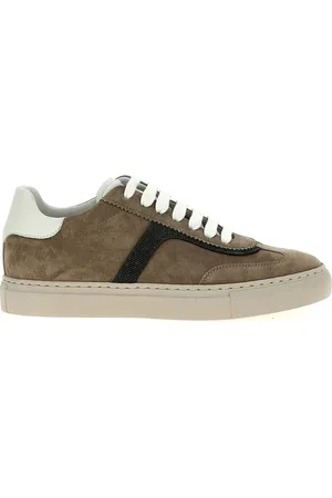 Brunello Cucinelli Sneakers, female, , Size: 6 US Light Lace-Up Sneakers
