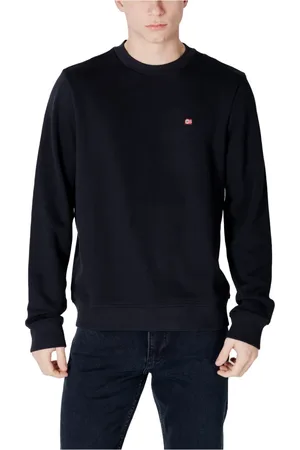Napapijri Sweatshirts, male, , Size: M Cotton Sweatshirt with Long Sleeves
