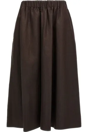 Brunello Cucinelli Maxi Skirts, female, , Size: XS Linen Skirt