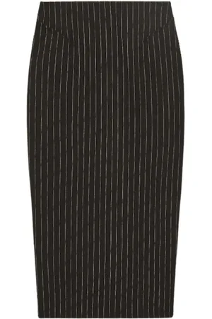 Patrizia Pepe Pencil Skirts, female, , Size: M Classic Elegance Midi Skirt with Side Slit