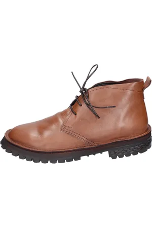 Moma Lace-up Boots, male, , Size: 9 US Vintage Leather Ankle Boots for Men