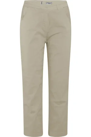 Bomboogie Straight Trousers, female, , Size: XL Chino Pants in Heavyweight Stretch Satin Cotton