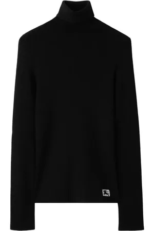 Burberry Turtlenecks, female, , Size: S Wool Blend Pullover Sweater