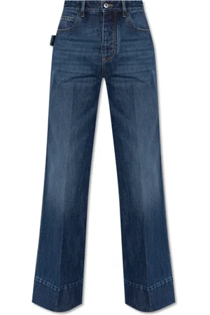 Bottega Veneta Straight Jeans, female, , Size: 3XS Wide Leg Denim Jeans
