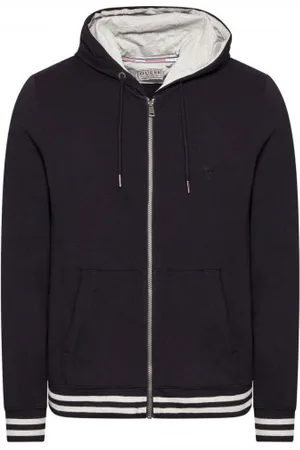 Guess Zip-throughs, male, , Size: M Zip Hooded Sweatshirt