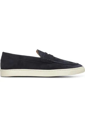 Brunello Cucinelli Loafers, male, , Size: 8 US Slip-On Penny Flat Shoes