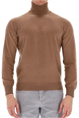 Brunello Cucinelli Cashmere Knitwear, male, , Size: M Cashmere Turtleneck Sweater