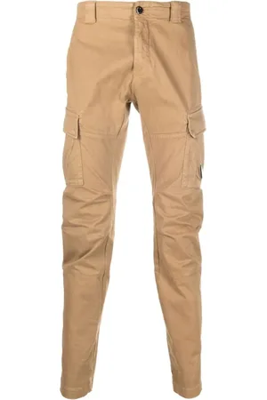 C.P. Company Tapered Trousers, male, , Size: XS Satin Stretch Cargo Pant