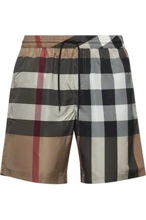 Burberry Beachwear, male, , Size: L Check Swim Shorts