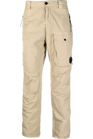 C.P. Company Straight Trousers, male, , Size: 3XL Stylish Pants