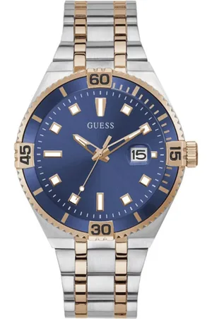 Guess Watches, male, , Size: ONE SIZE Stainless Steel Bracelet Watch