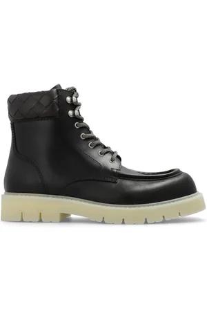 Bottega Veneta Lace-up Boots, male, , Size: 7 US Haddock Lace-Up Ankle Boot