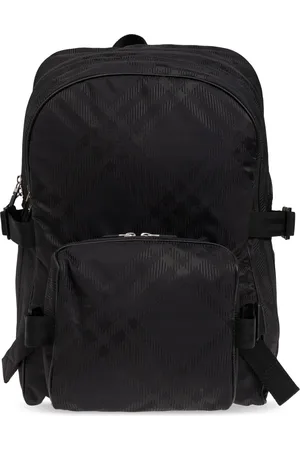 Burberry Backpacks, male, , Size: ONE SIZE Check Jacquard Backpack