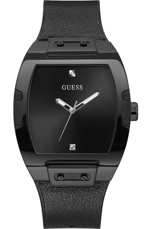 Guess Watches, male, , Size: ONE SIZE Leather/Silicone Watch
