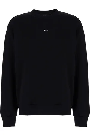 A.P.C. Sweatshirts, male, , Size: 2XL Crewneck Sweater with Logo