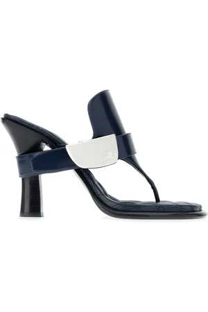 Burberry Heeled Mules, female, , Size: 6 1/2 US Bay Thong-Strap Sandals