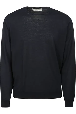 FILIPPO DE LAURENTIIS Round-neck Knitwear, male, , Size: XL Cotton Roundneck Sweater