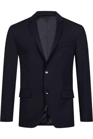 Calvin Klein Blazers, male, , Size: L double-button single-breasted blazer