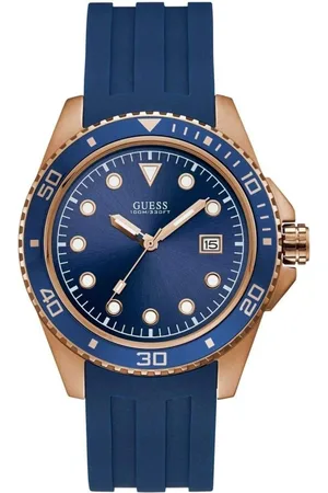 Guess Watches, male, , Size: ONE SIZE Rubber Strap Watch